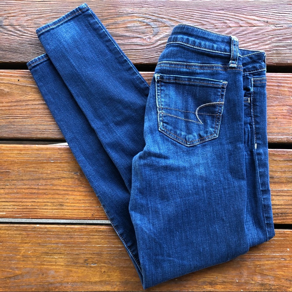 AEO Distressed Jegging Jeans, 2 - Picture 4 of 8